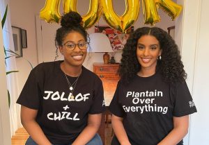 Picture of the CEO and Founder of BLACK FOODIE, two black women in food